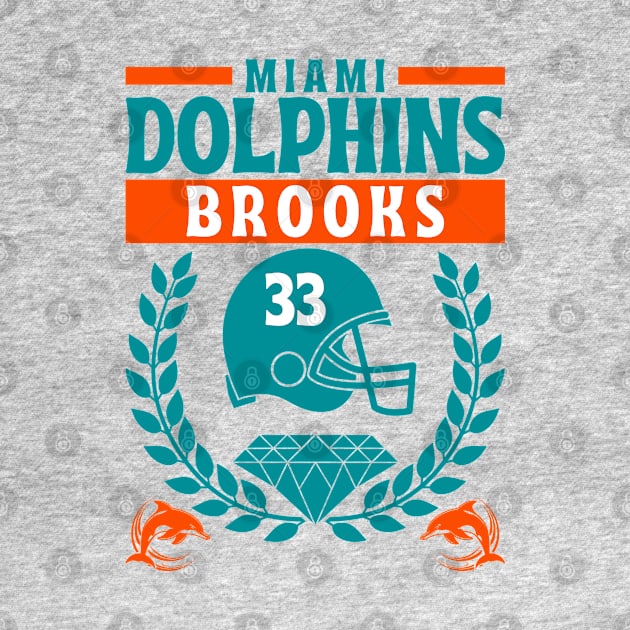 Miami Dolphins Brooks 33 Edition 2 by Astronaut.co